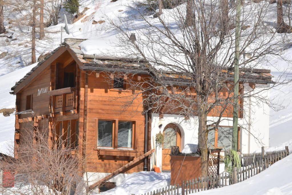 Haus Alpenperle Apartment Saas-Almagell Luaran gambar