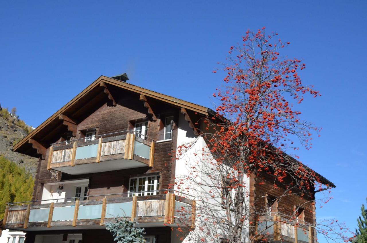 Haus Alpenperle Apartment Saas-Almagell Luaran gambar